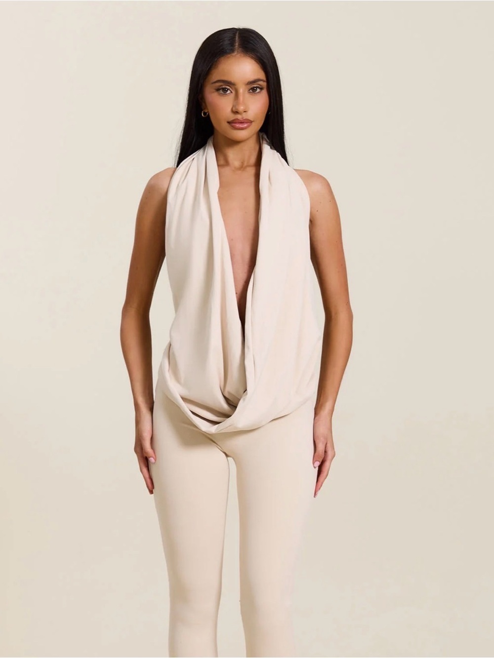 NWT THE LEIA TOP IN STONE WOMENS SIZE 10